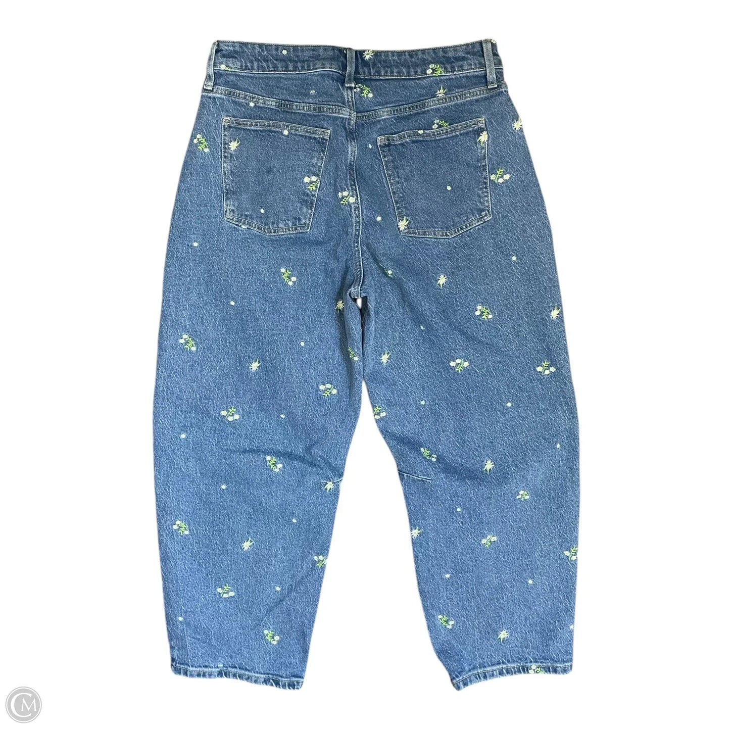 Jeans Cropped By Free Assembly In Blue Denim, Size: 6