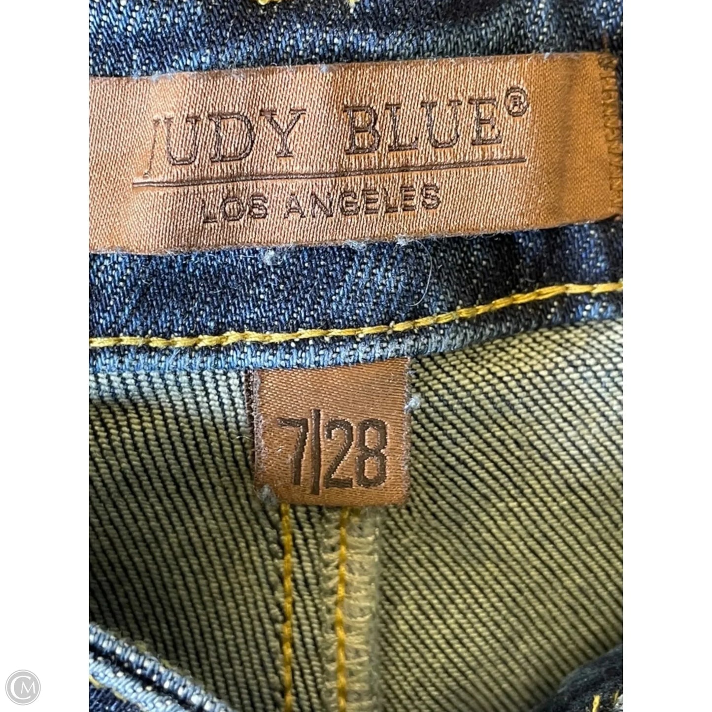 Jeans Wide Leg By Judy Blue In Blue Denim, Size: 8