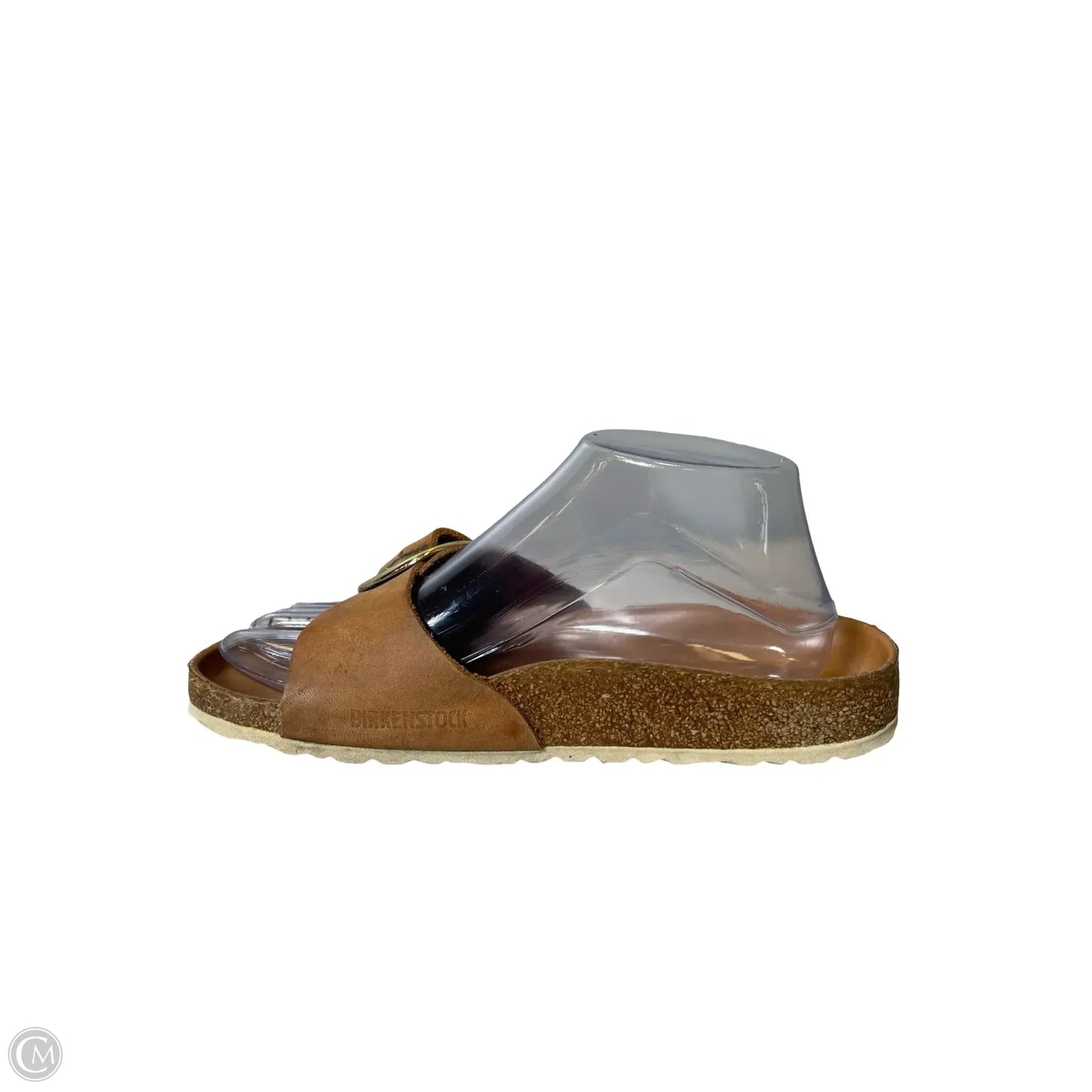 Sandals Flats By Birkenstock In Brown, Size: 7