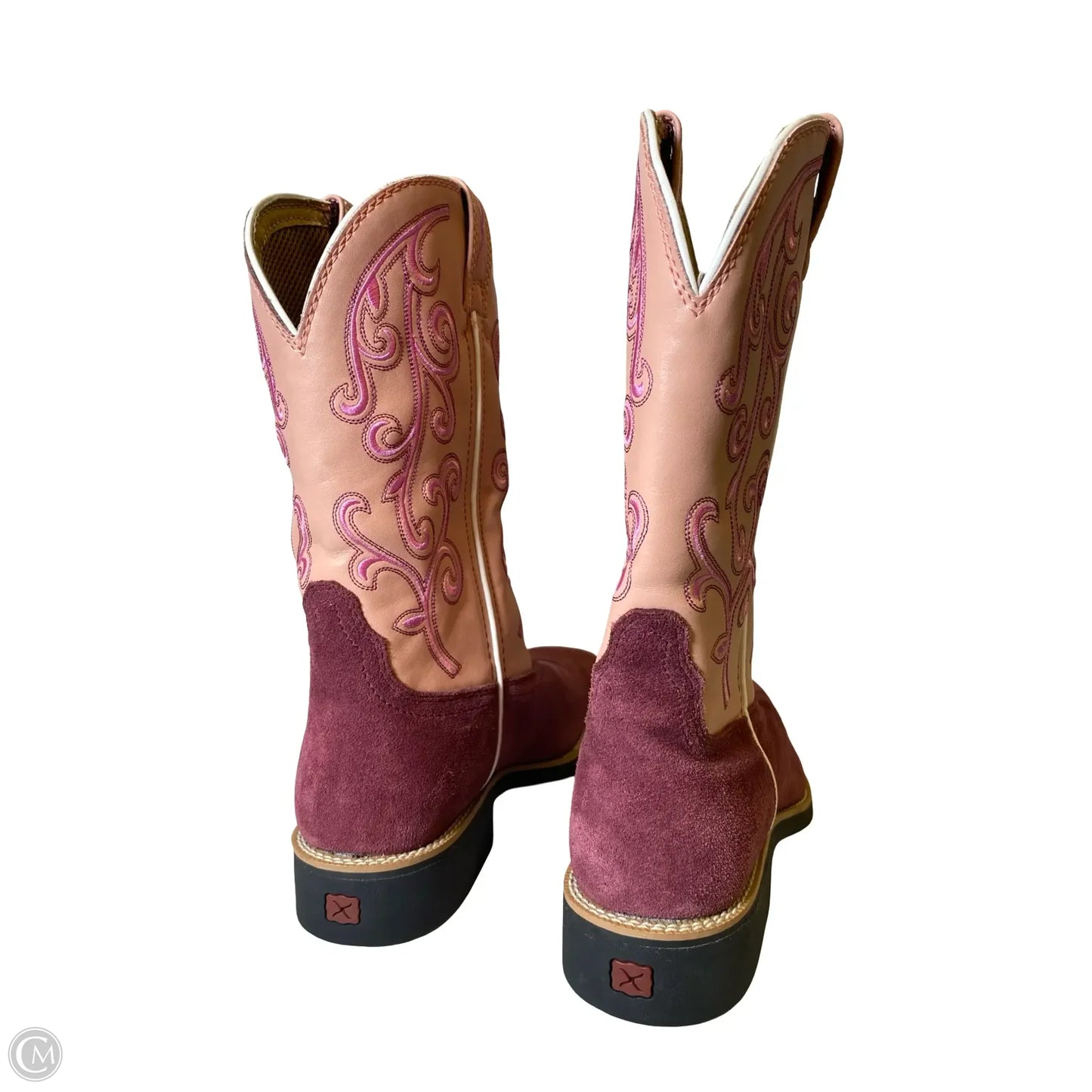 Boots Western By  TWISTED X In Pink & Purple, Size: 9.5