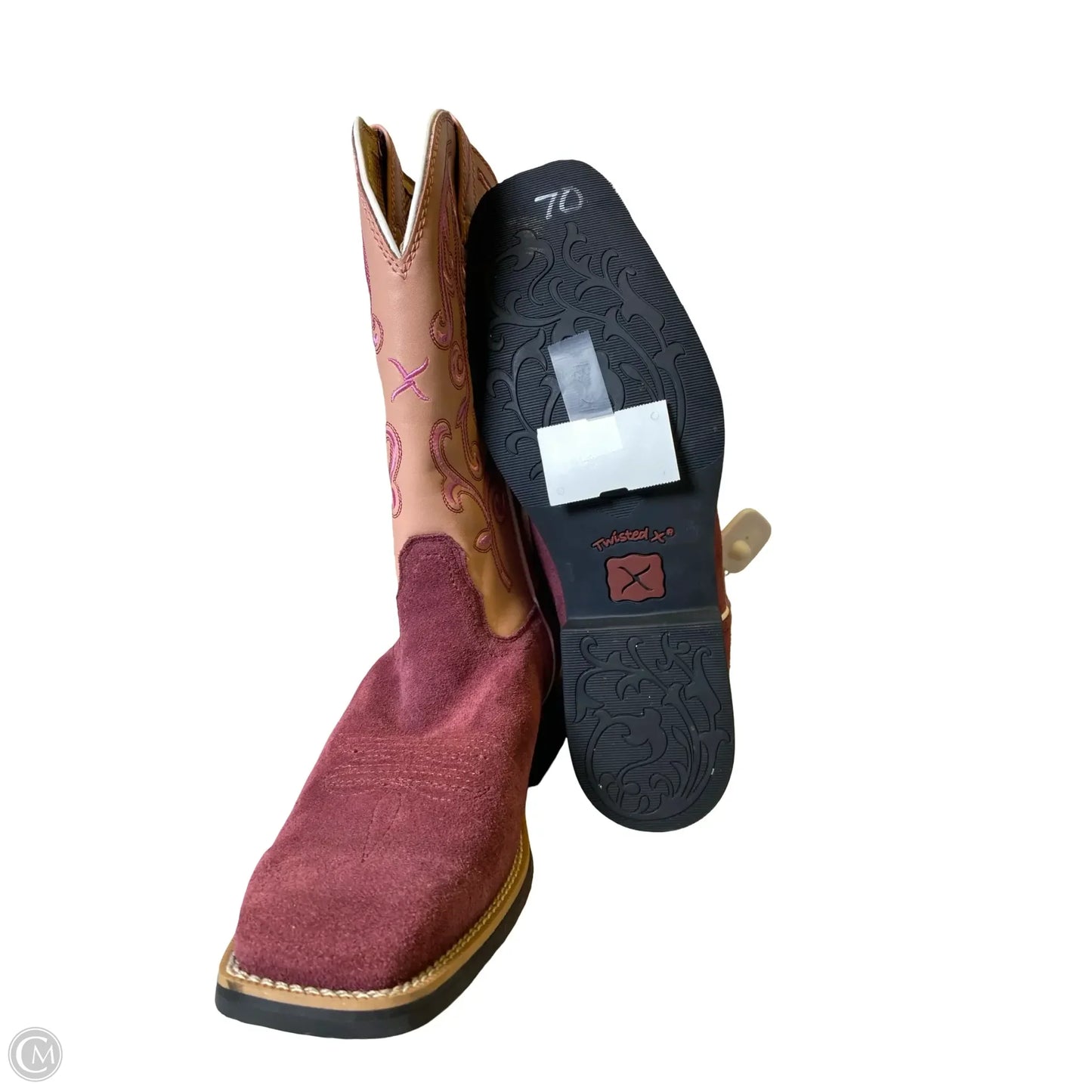 Boots Western By  TWISTED X In Pink & Purple, Size: 9.5