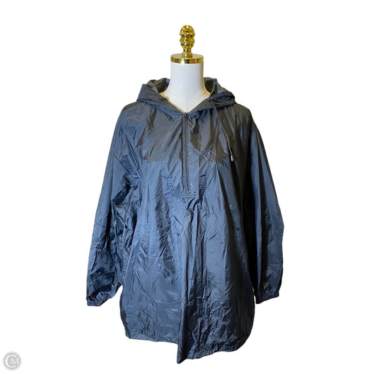 Coat Raincoat By Crossroads In Black, Size: Osfm