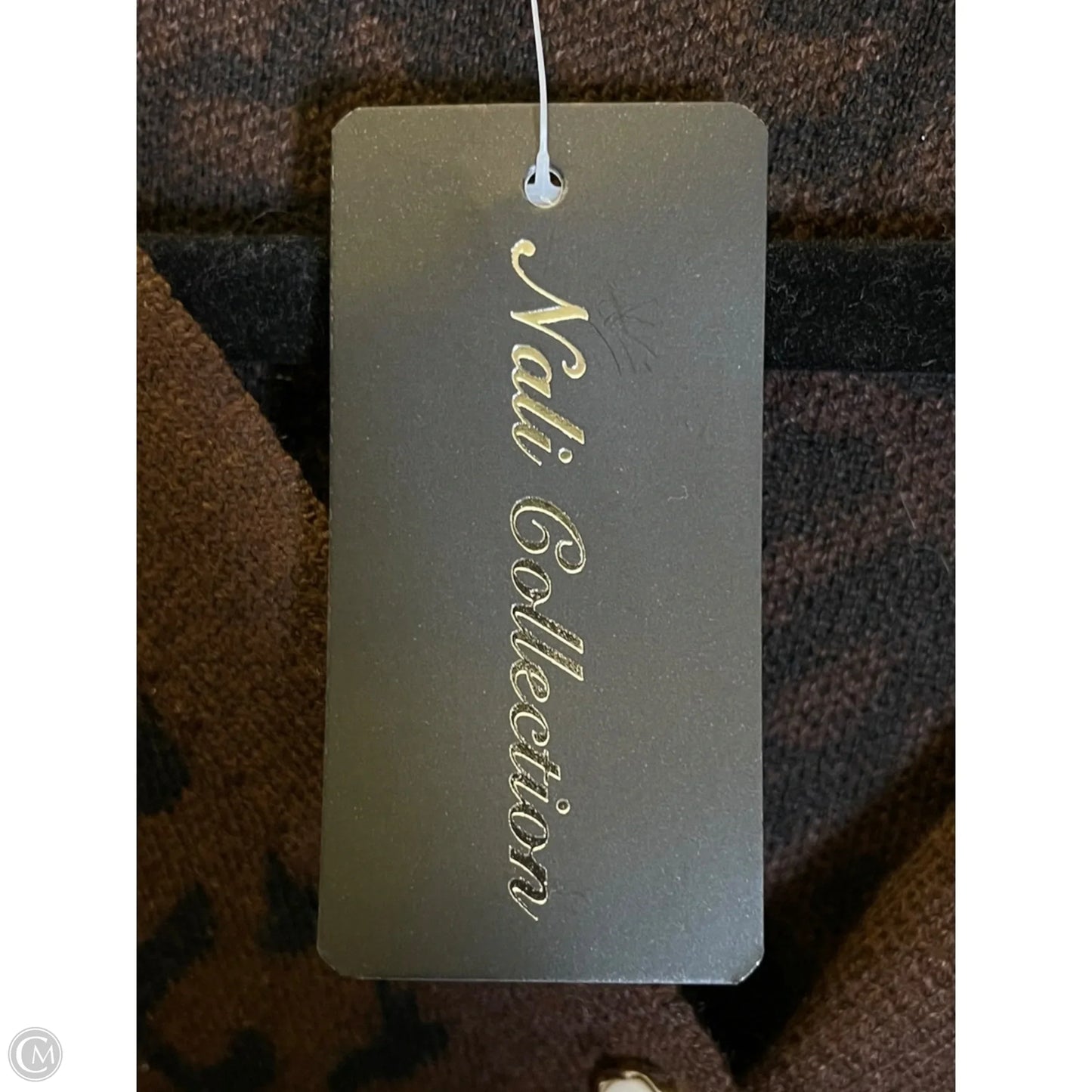 Sweater Cardigan By Clothes Mentor In Animal Print, Size: Xl