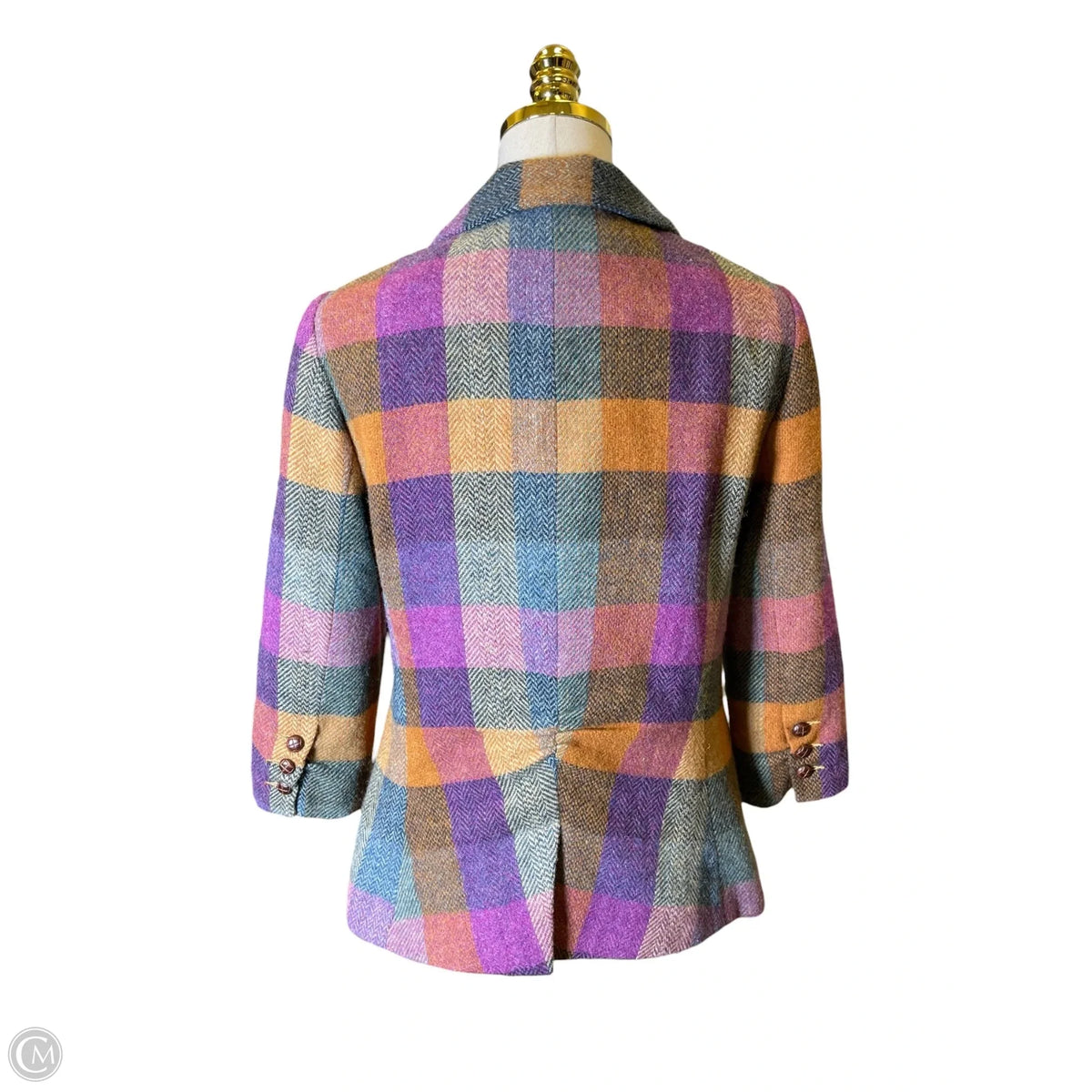 Blazer By Cabi In Plaid Pattern, Size: 8