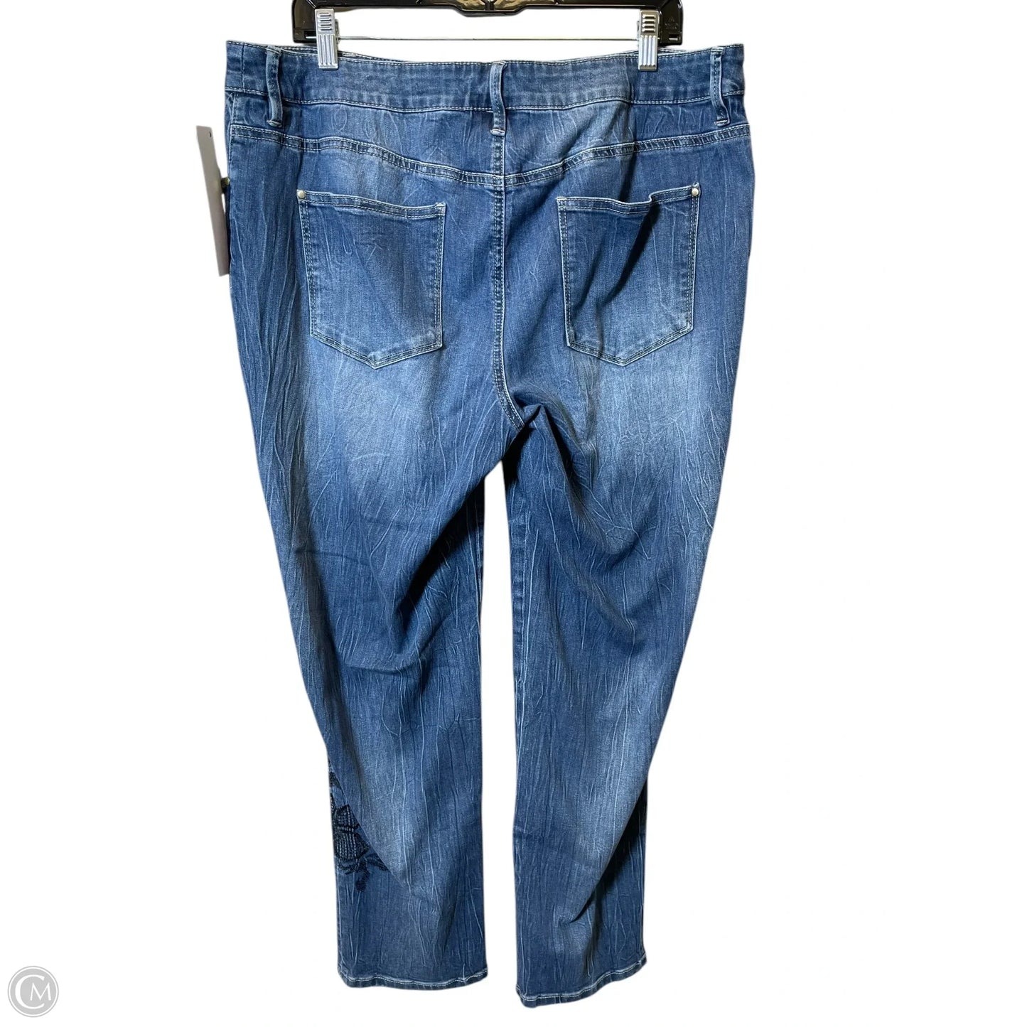 Jeans Skinny By Chicos In Blue, Size: 16