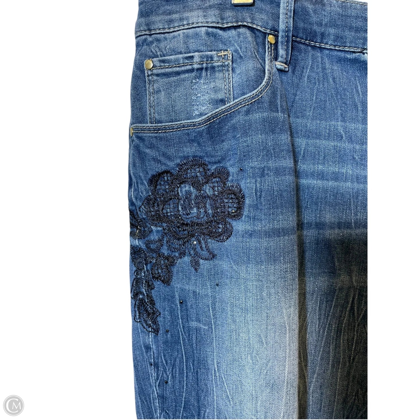 Jeans Skinny By Chicos In Blue, Size: 16