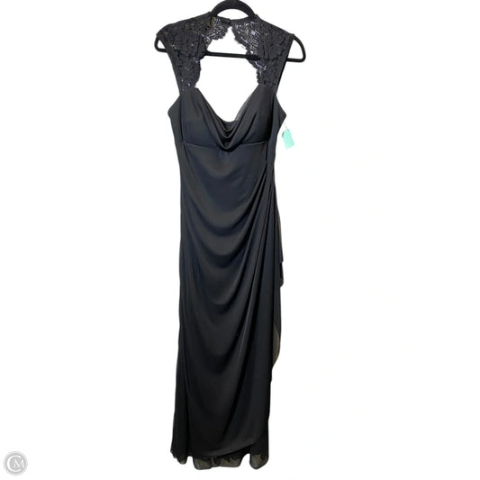 Dress Party Long By Clothes Mentor In Black, Size: 12
