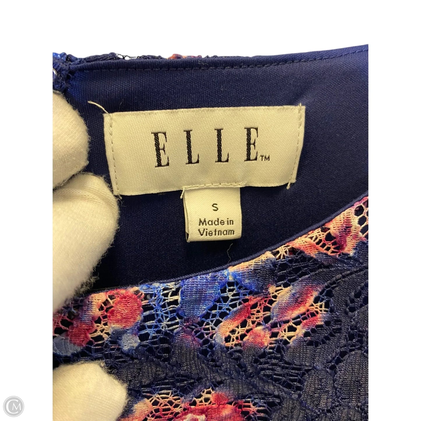 Dress Casual Midi By Elle In Multi-colored, Size: S