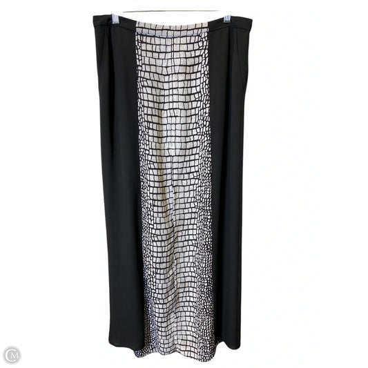 Skirt Maxi By Bcbg In Black & Grey, Size: M