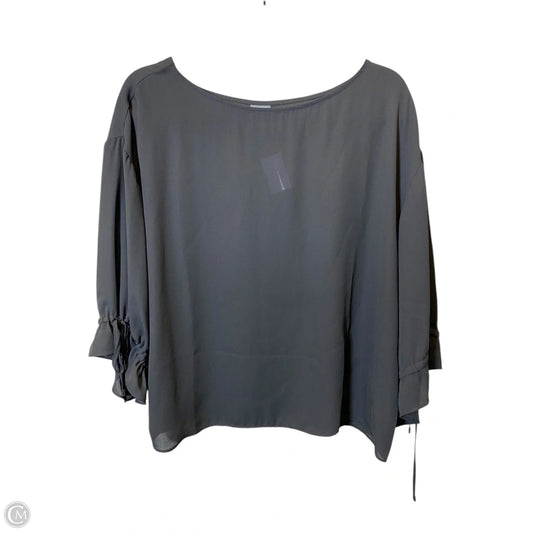 Top 3/4 Sleeve By Worthington In Black, Size: L