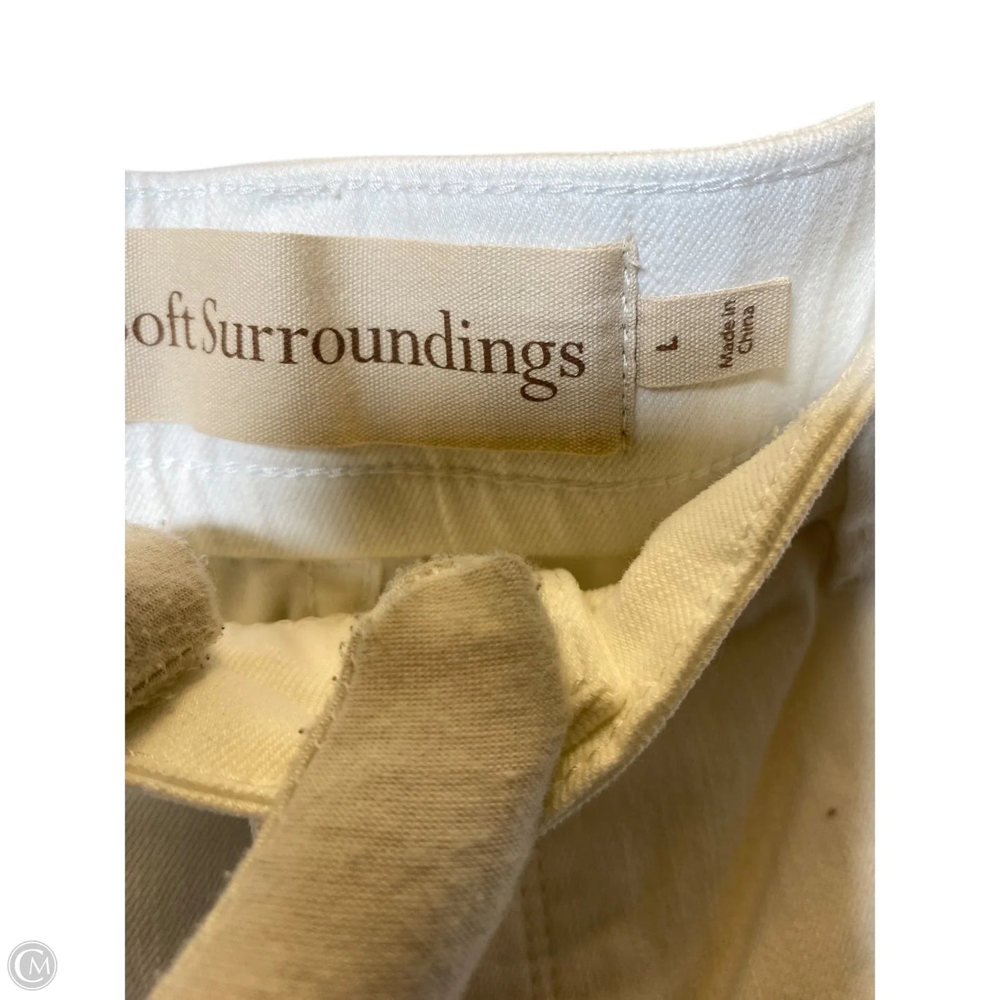 Shorts By Soft Surroundings In White, Size: L