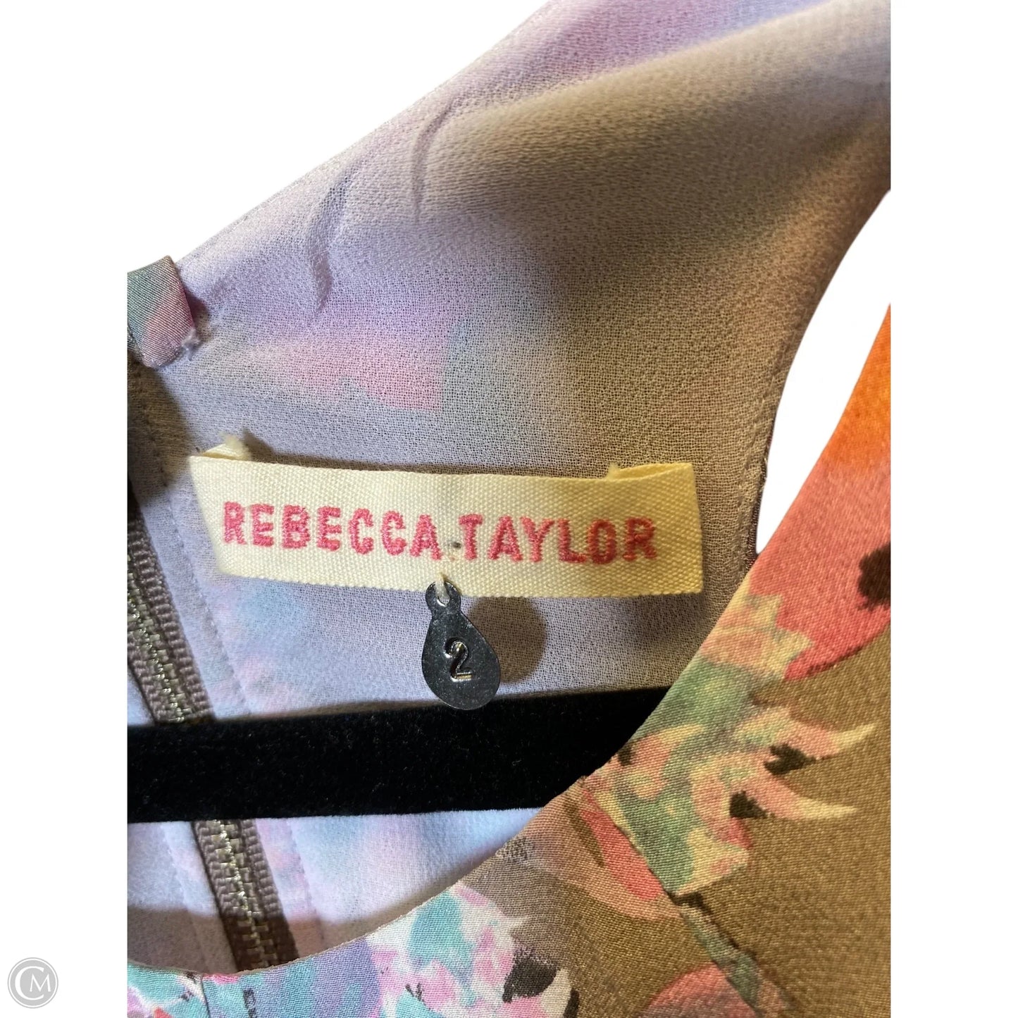 Dress Casual Midi By Rebecca Taylor In Floral Print, Size: Xs