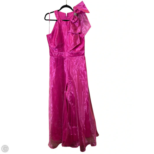 Jumpsuit By Eliza J In Pink, Size: 8