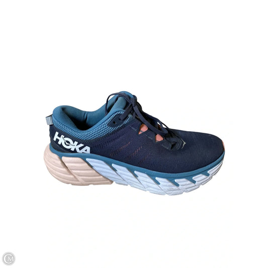 Shoes Athletic By Hoka In Blue & Pink, Size: 10
