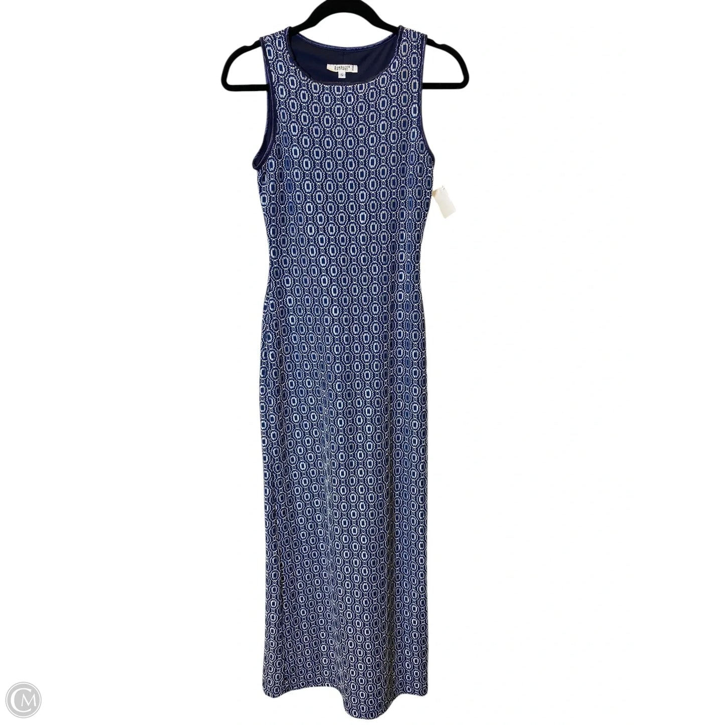 Dress Casual Maxi By Rampage In Blue & White, Size: S