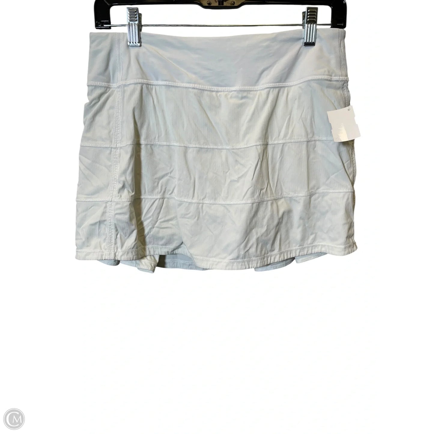 Athletic Skort By Lululemon In White, Size: 6