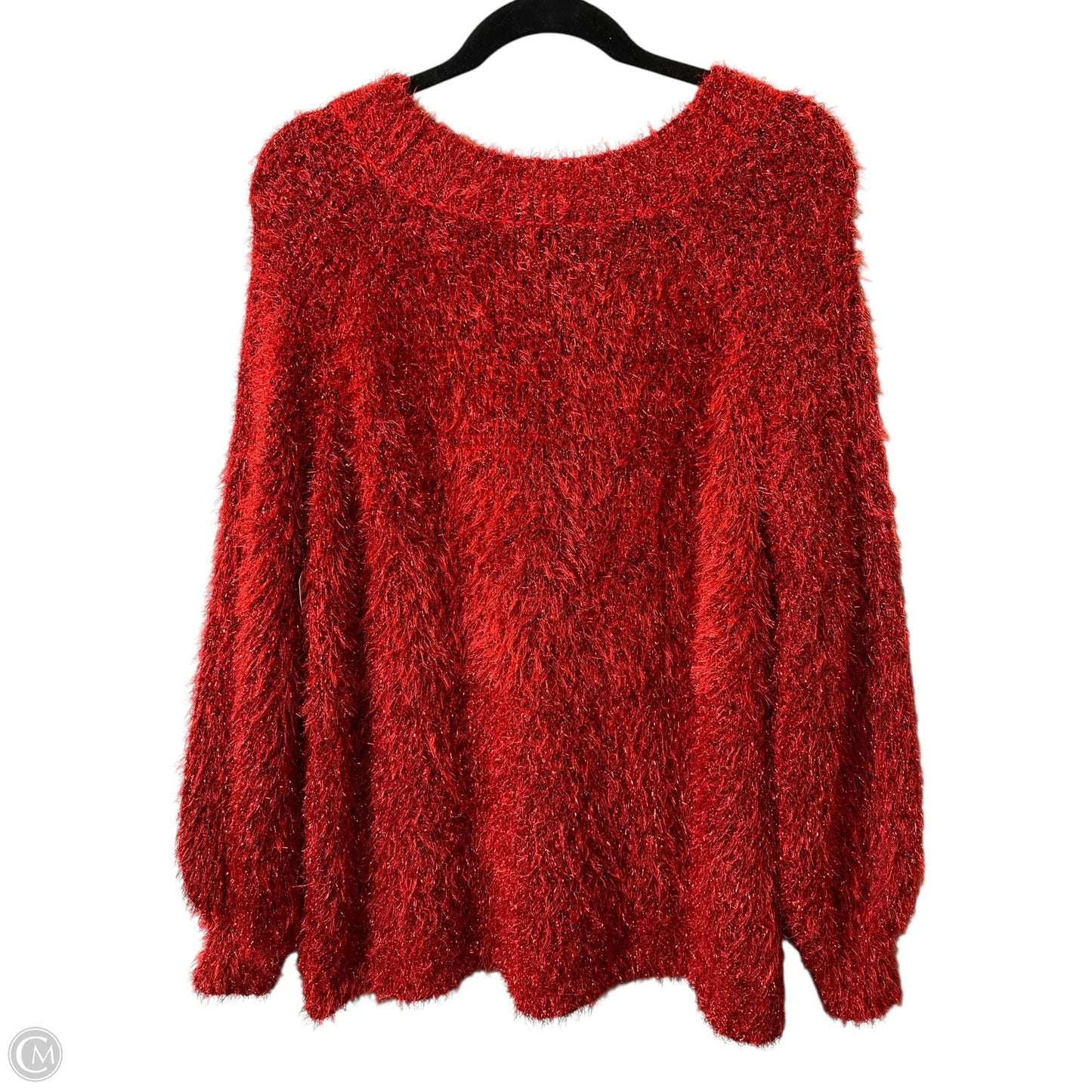 Sweater By Cato In Red, Size: 16