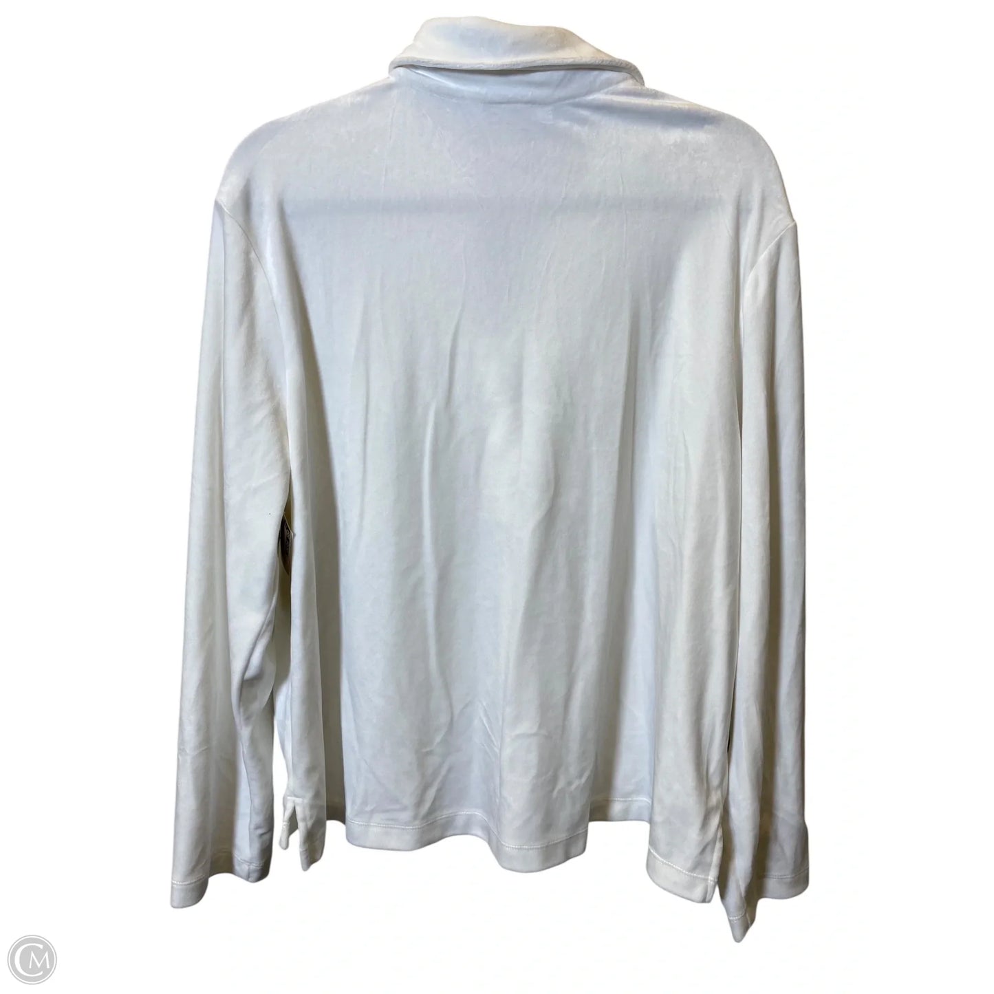 Top Long Sleeve Designer By Lilly Pulitzer In White, Size: Xl