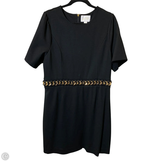 Dress Designer By Lilly Pulitzer In Black, Size: 16
