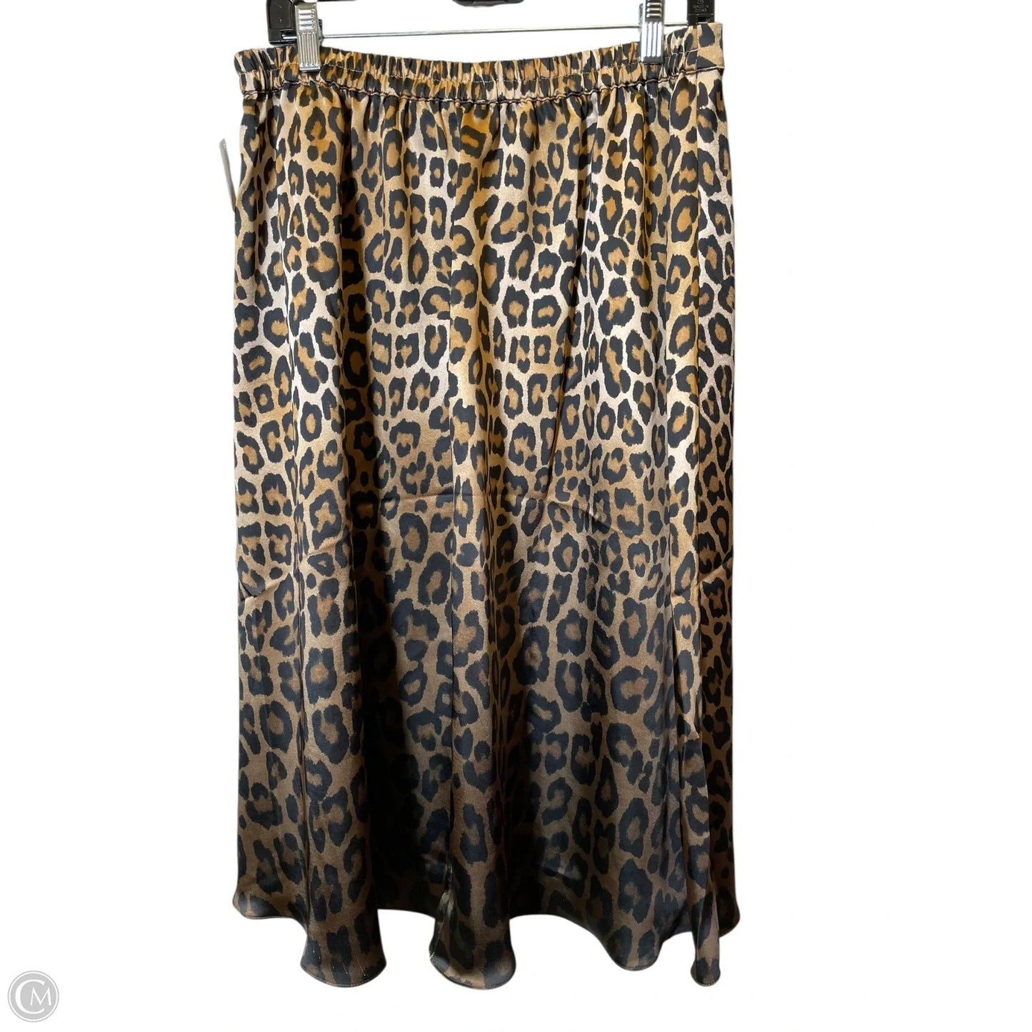 Skirt Midi By Chicos In Animal Print, Size: L