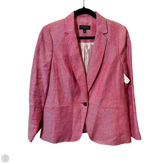 Blazer By Talbots In Pink, Size: 12p