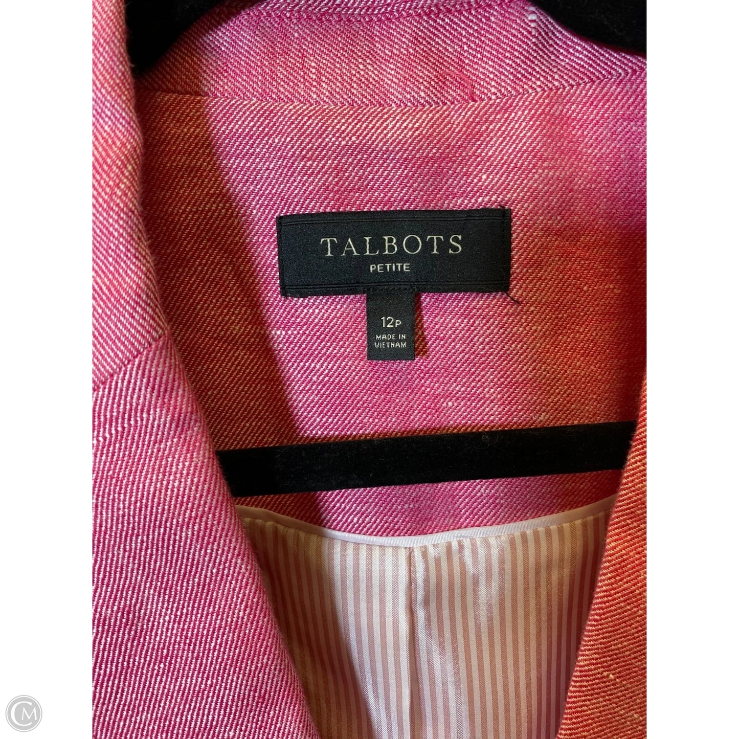 Blazer By Talbots In Pink, Size: 12p