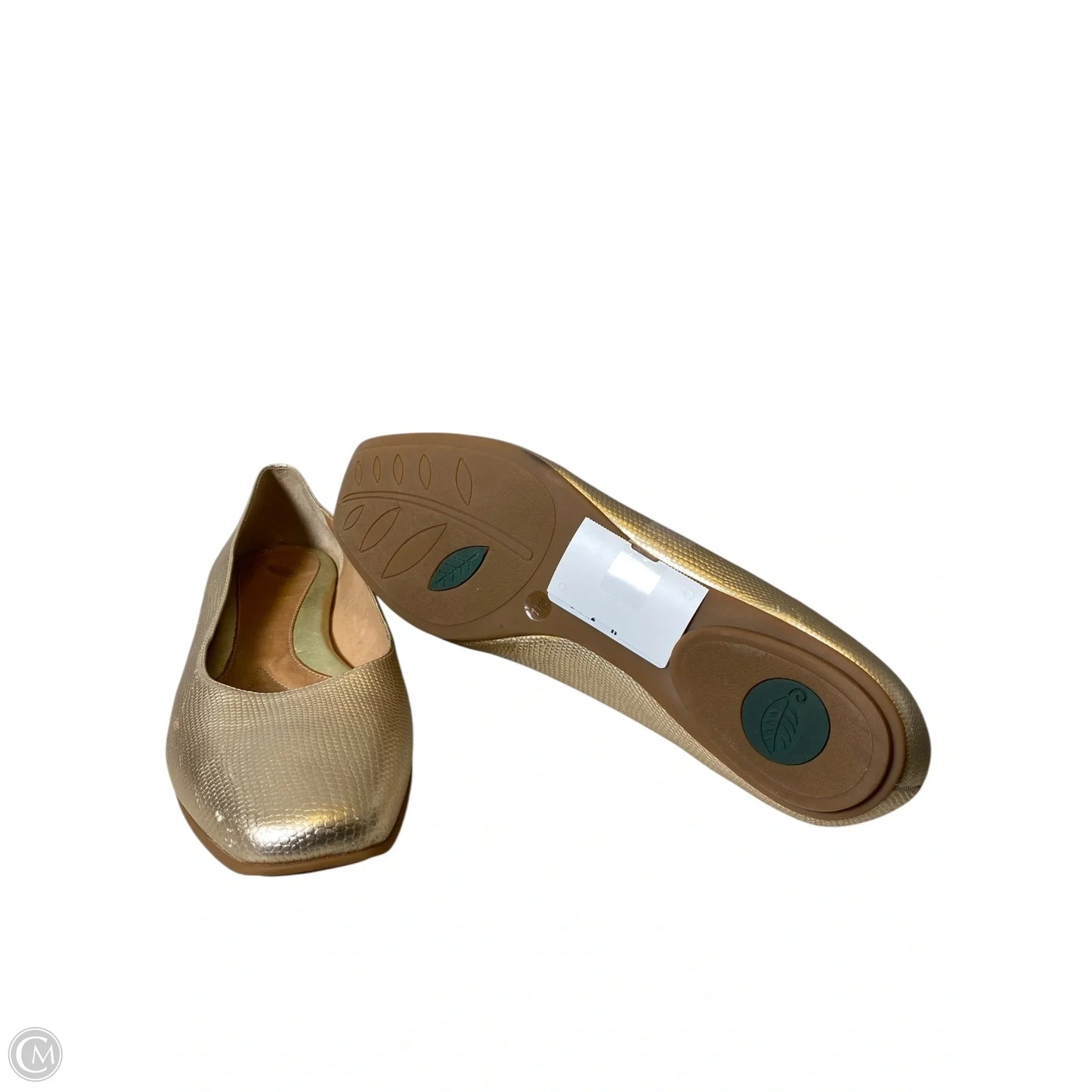 Shoes Flats By Nurture In Gold, Size: 11