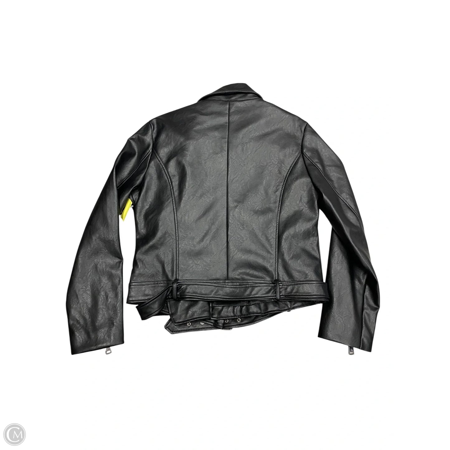 Jacket Leather By Elodie In Black, Size: Xl