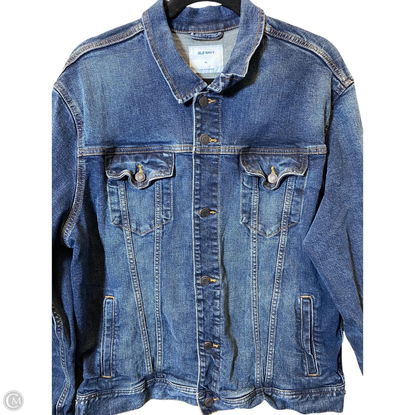 Jacket Denim By Old Navy In Blue Denim, Size: Xl