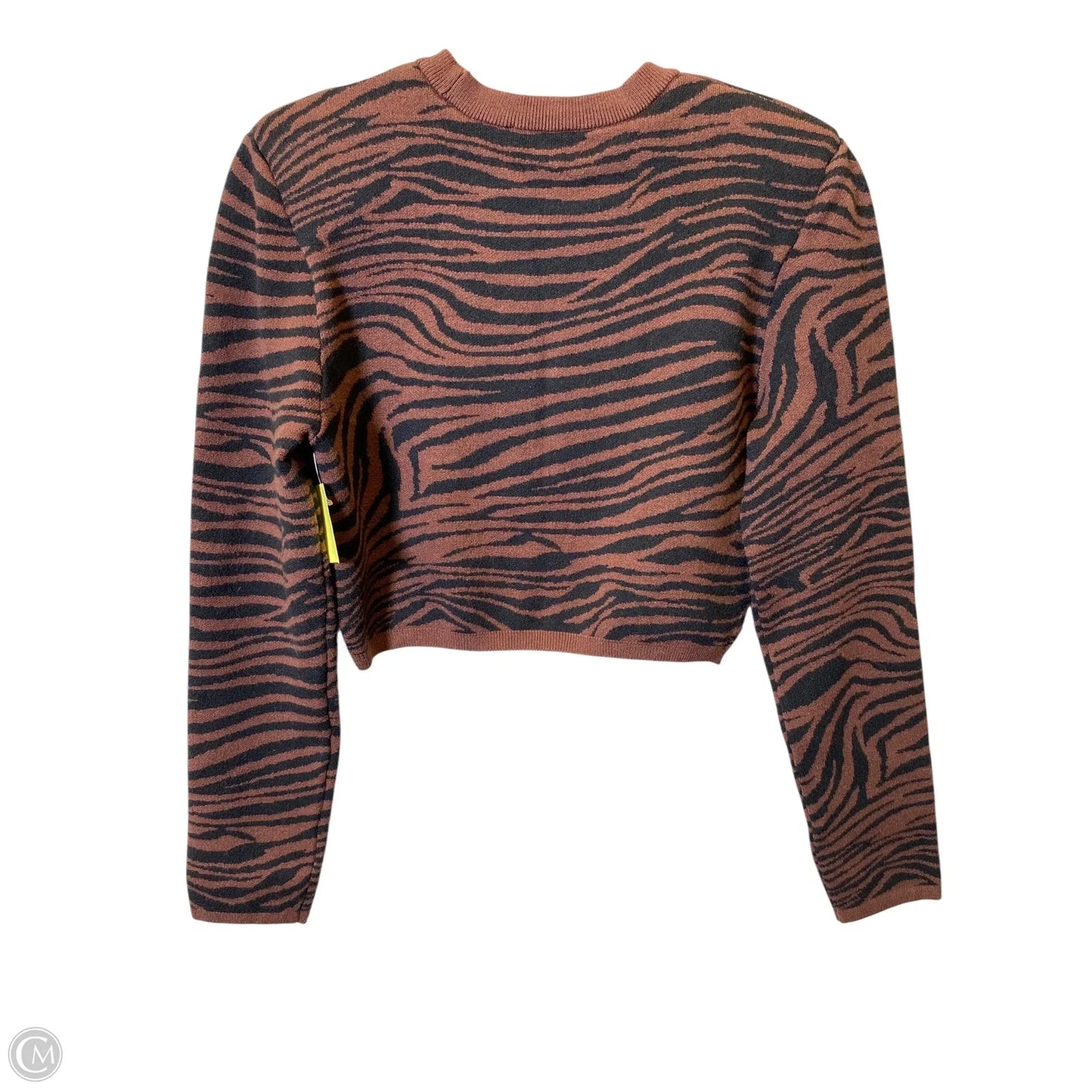 Sweater By Express In Animal Print, Size: L