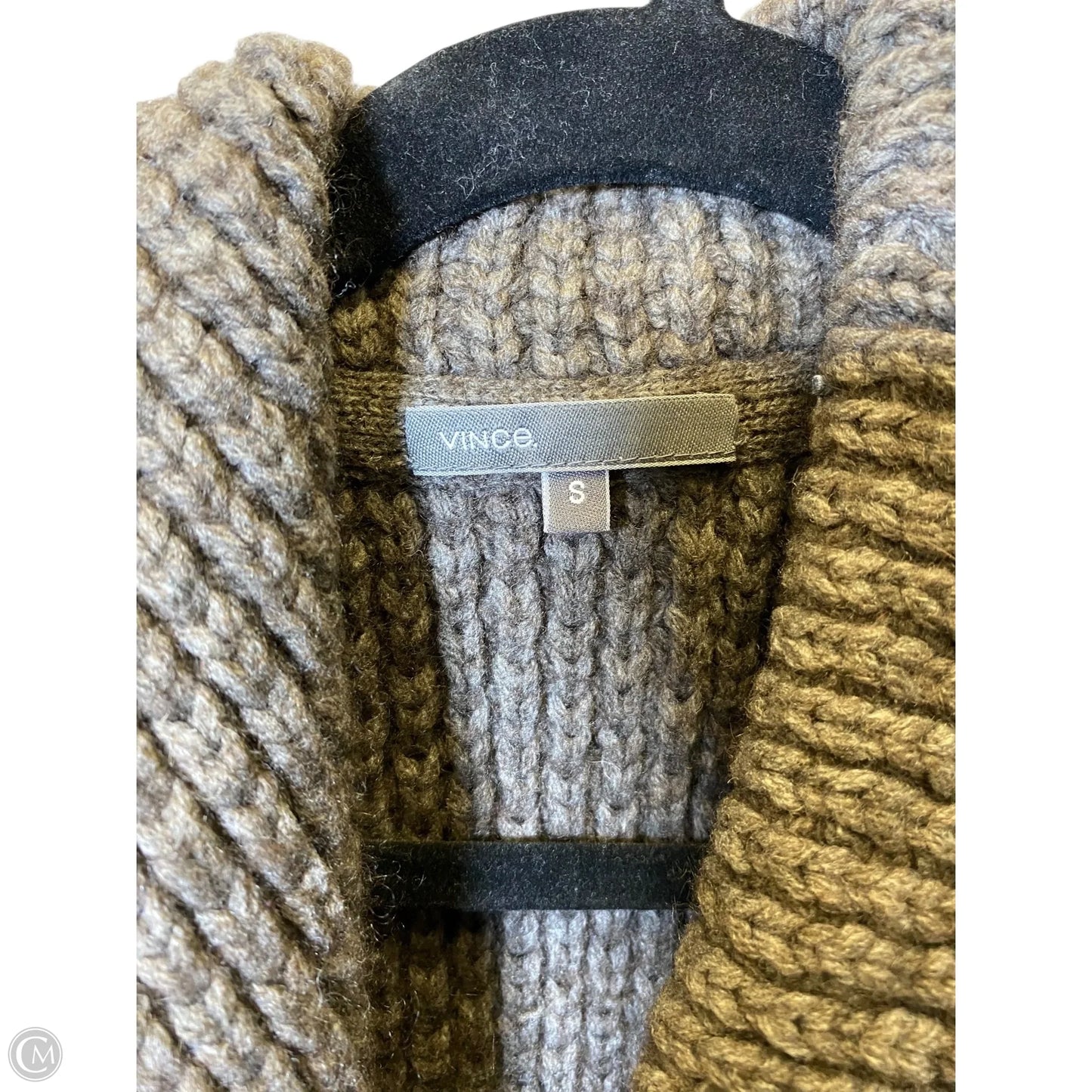 Sweater Cardigan By Vince In Grey, Size: S