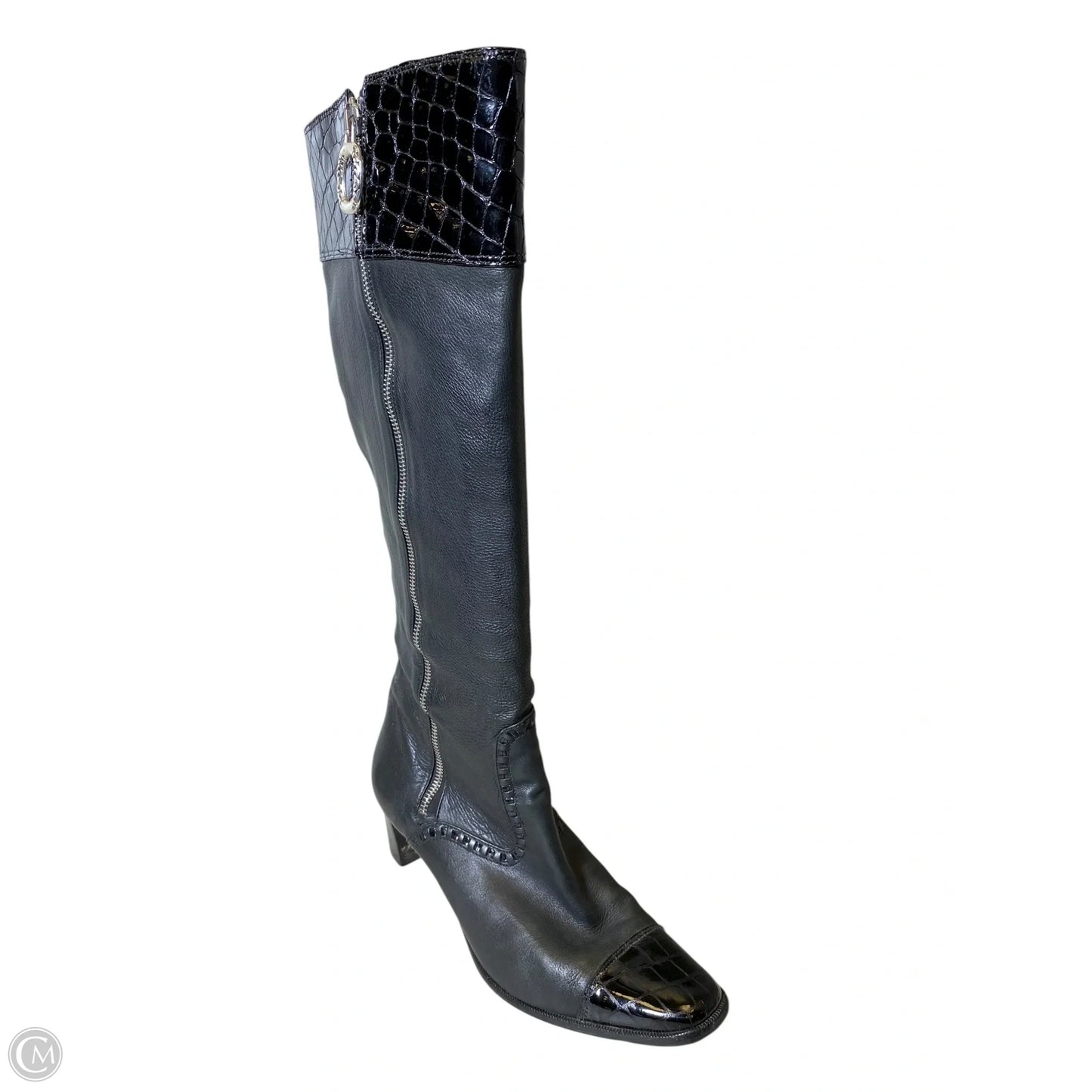Boots Knee Heels By Brighton In Black, Size: 8.5
