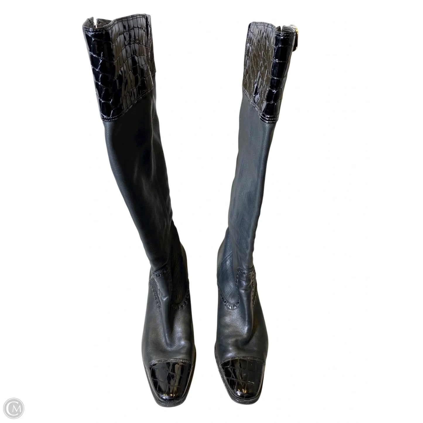Boots Knee Heels By Brighton In Black, Size: 8.5