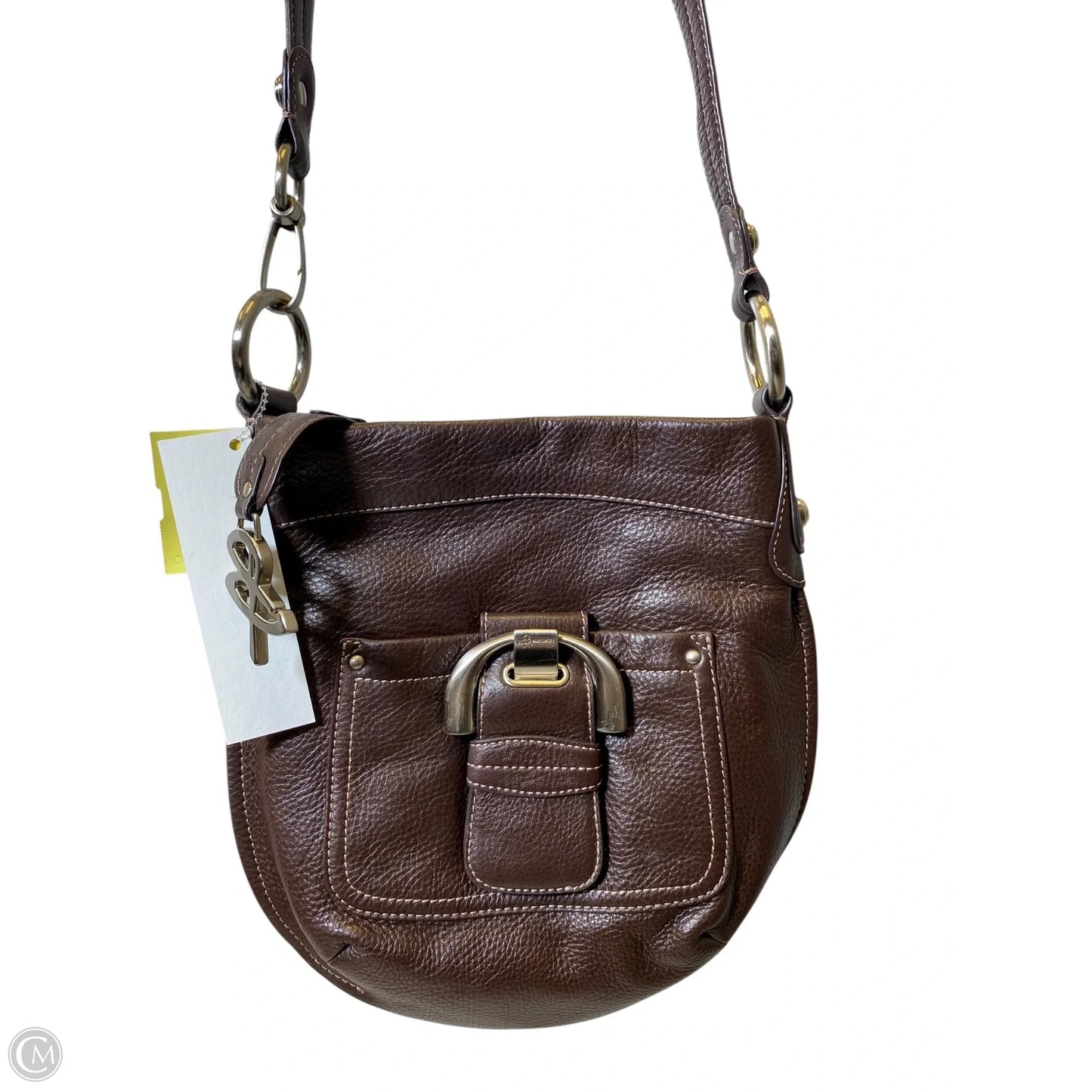 Crossbody Leather By B. Makowsky, Size: Medium