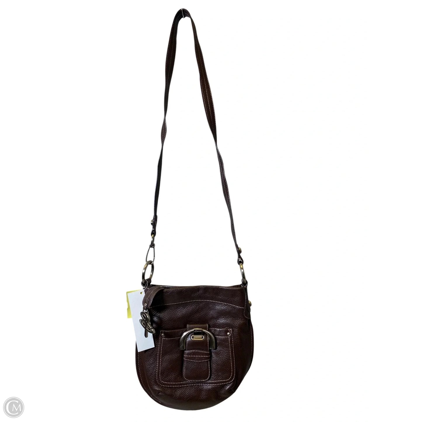 Crossbody Leather By B. Makowsky, Size: Medium