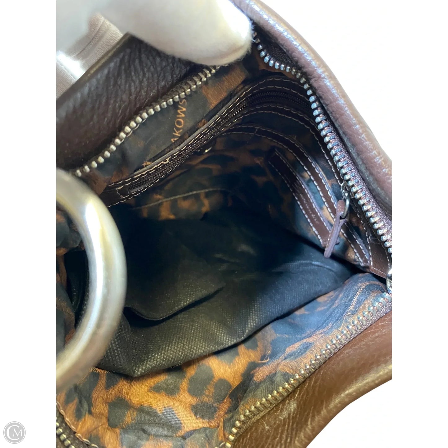 Crossbody Leather By B. Makowsky, Size: Medium