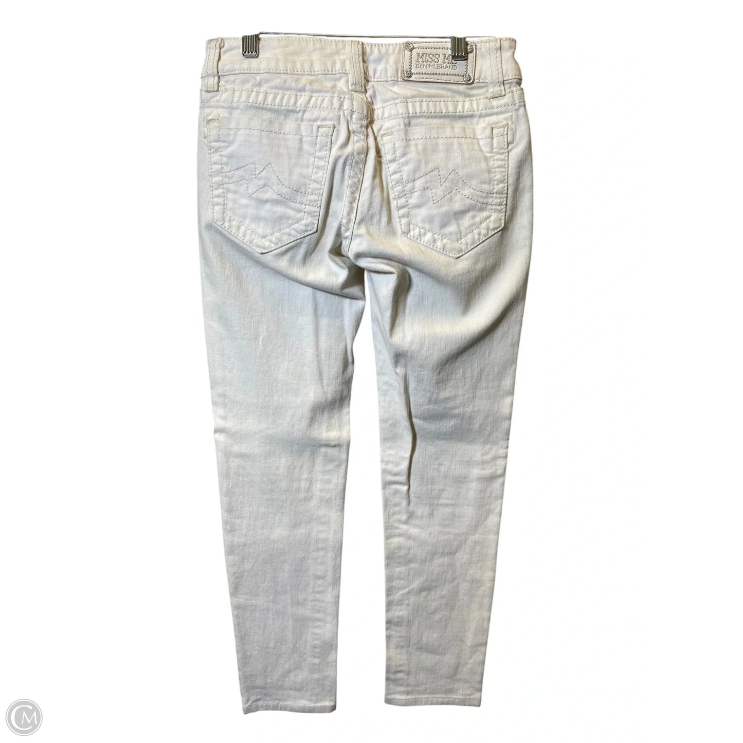 Jeans Skinny By Miss Me In White, Size: 4