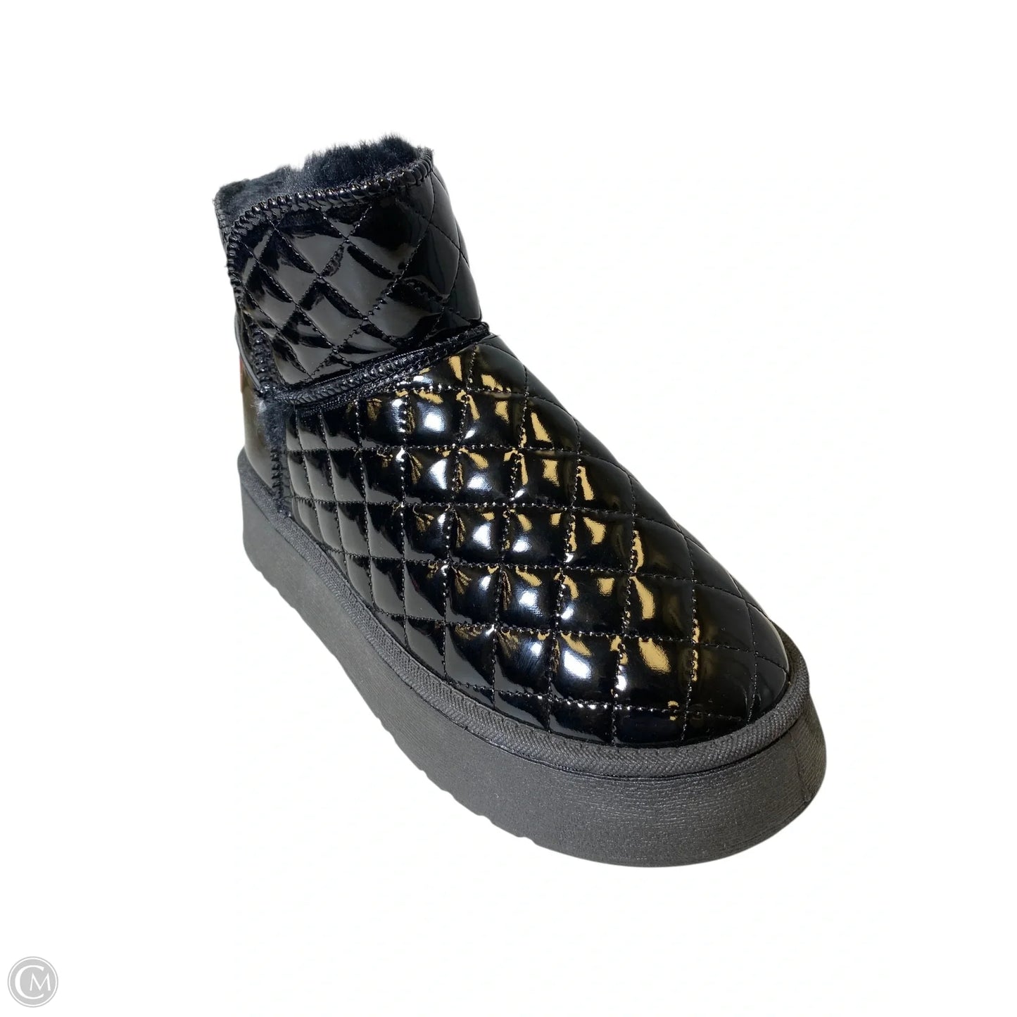 Boots Ankle Flats By Clothes Mentor In Black, Size: 7