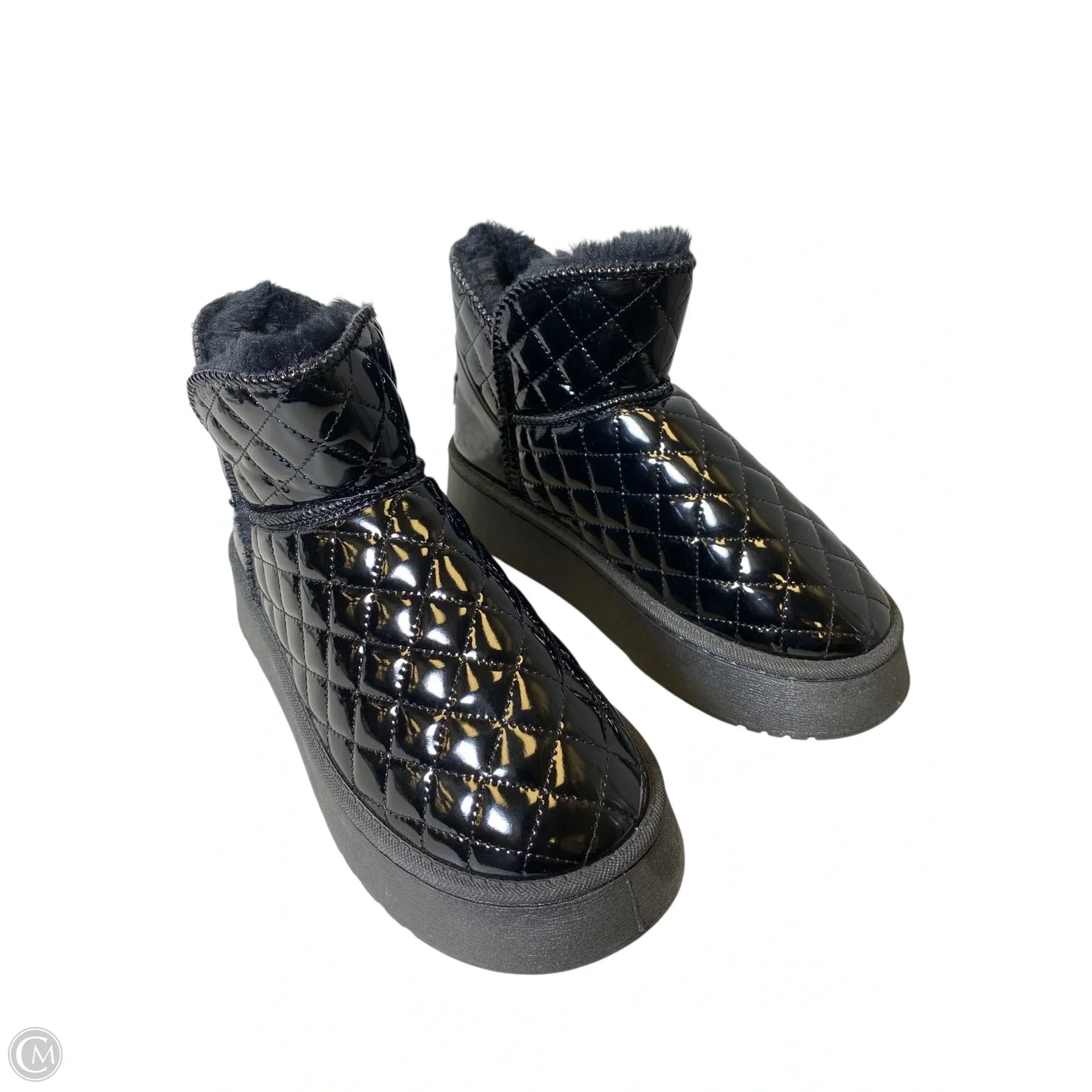 Boots Ankle Flats By Clothes Mentor In Black, Size: 7