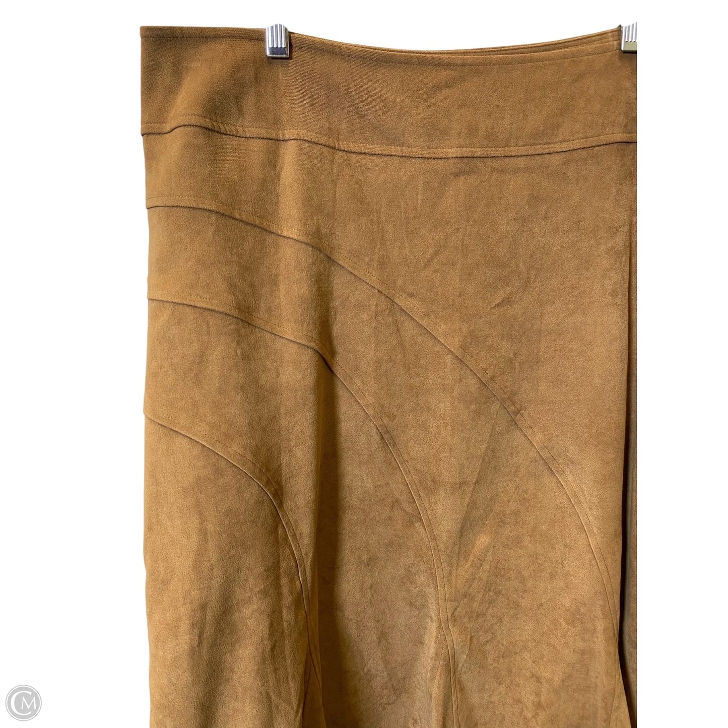 Skirt Midi By Cato In Brown, Size: 14