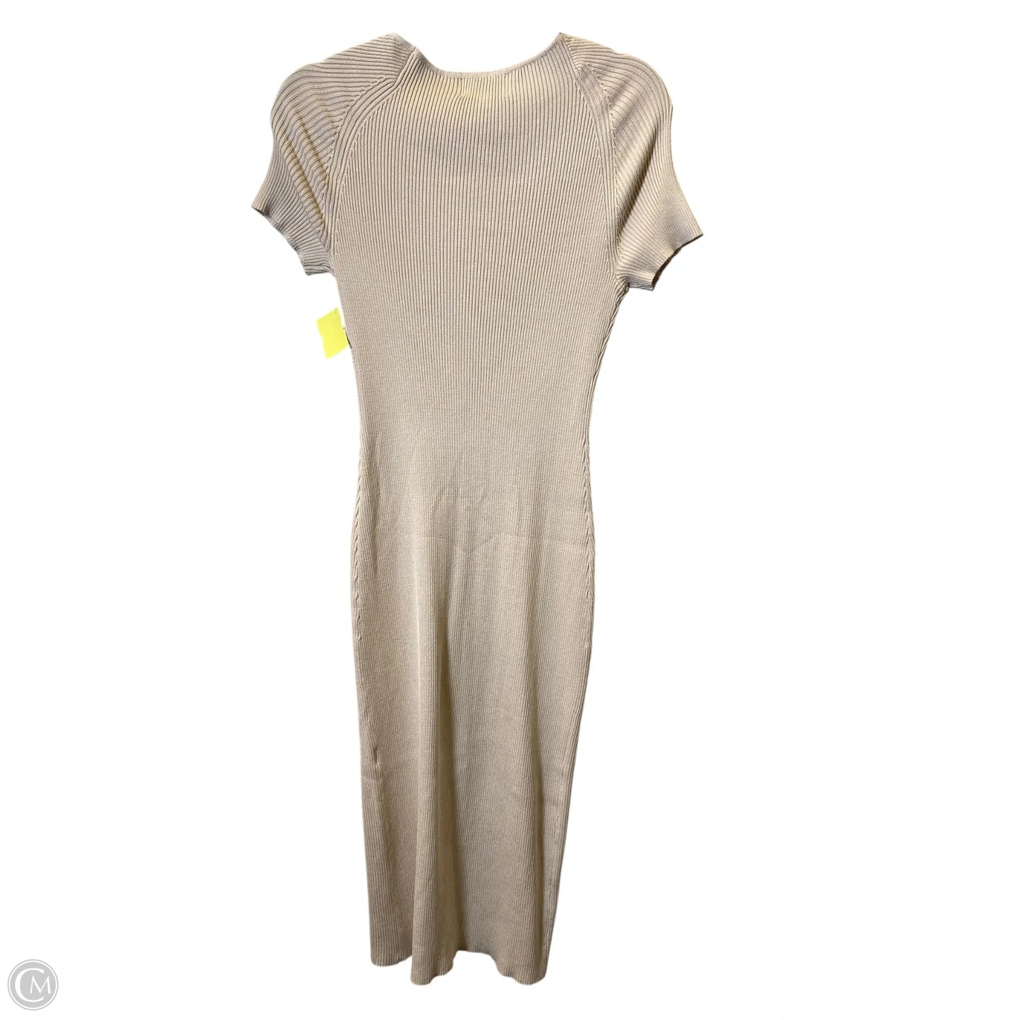 Dress Casual Midi By Olive And Oak In Tan, Size: L