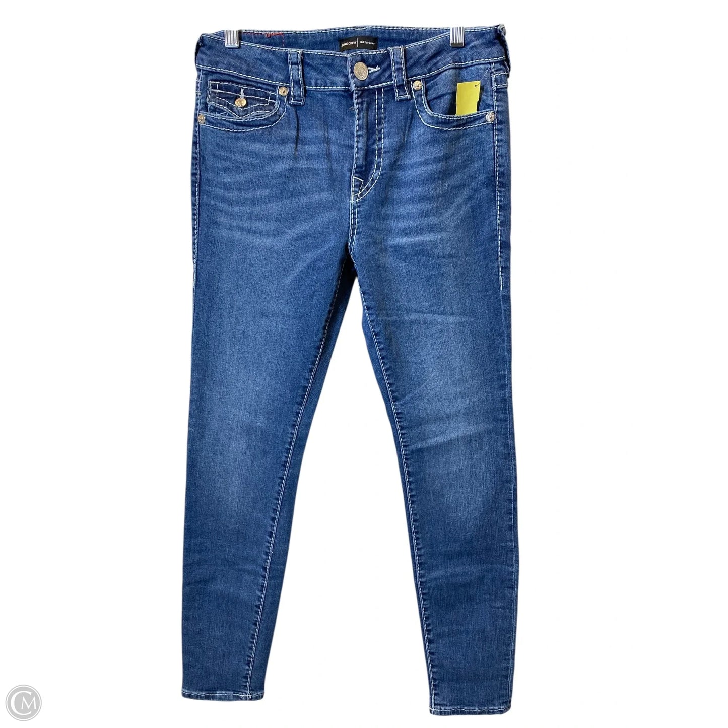 Jeans Skinny By True Religion In Blue Denim, Size: 8