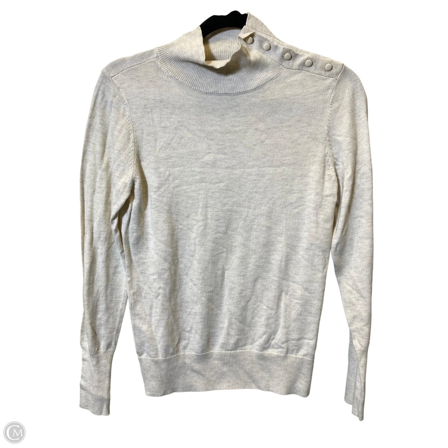 Sweater By Ann Taylor In Cream, Size: S