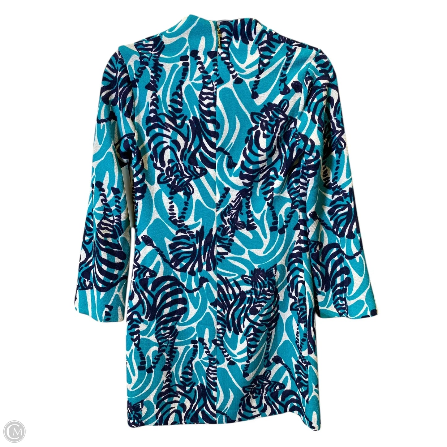 Dress Designer By Lilly Pulitzer In Blue & White, Size: 0