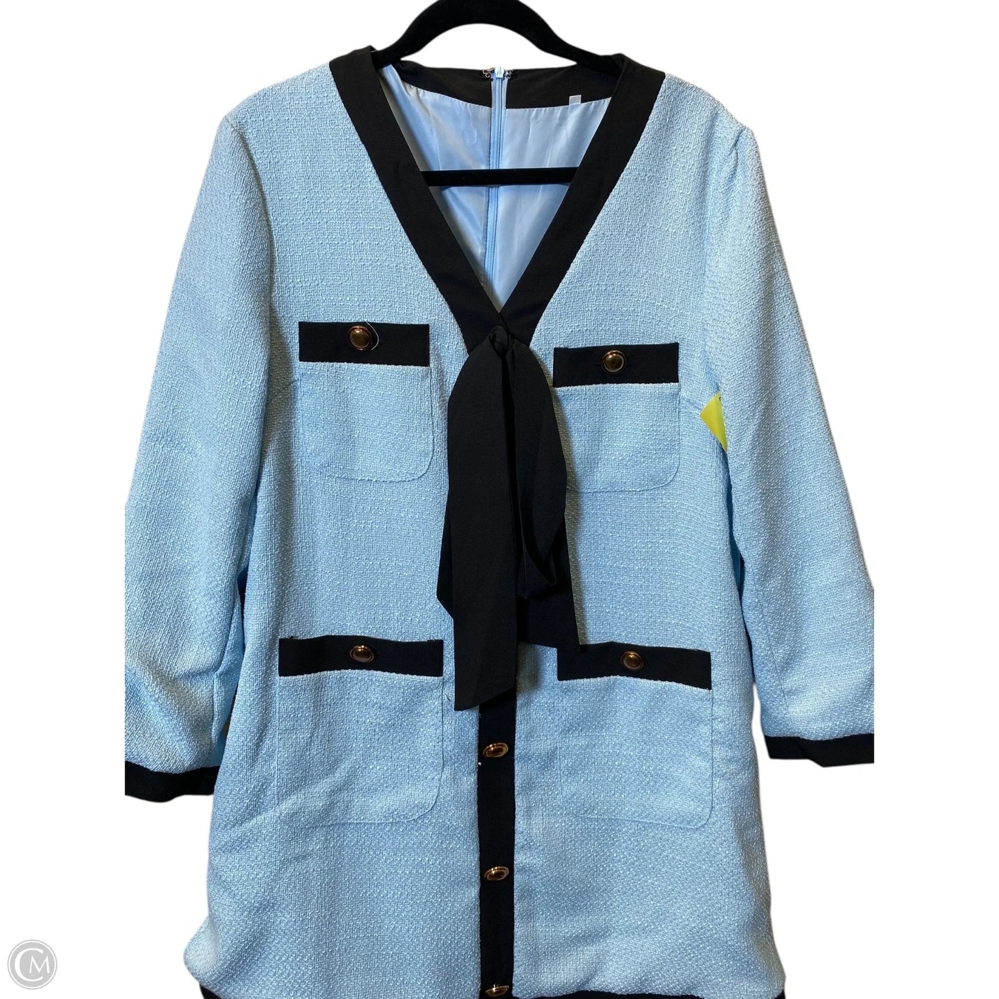 Dress Casual Short By Clothes Mentor In Blue, Size: L