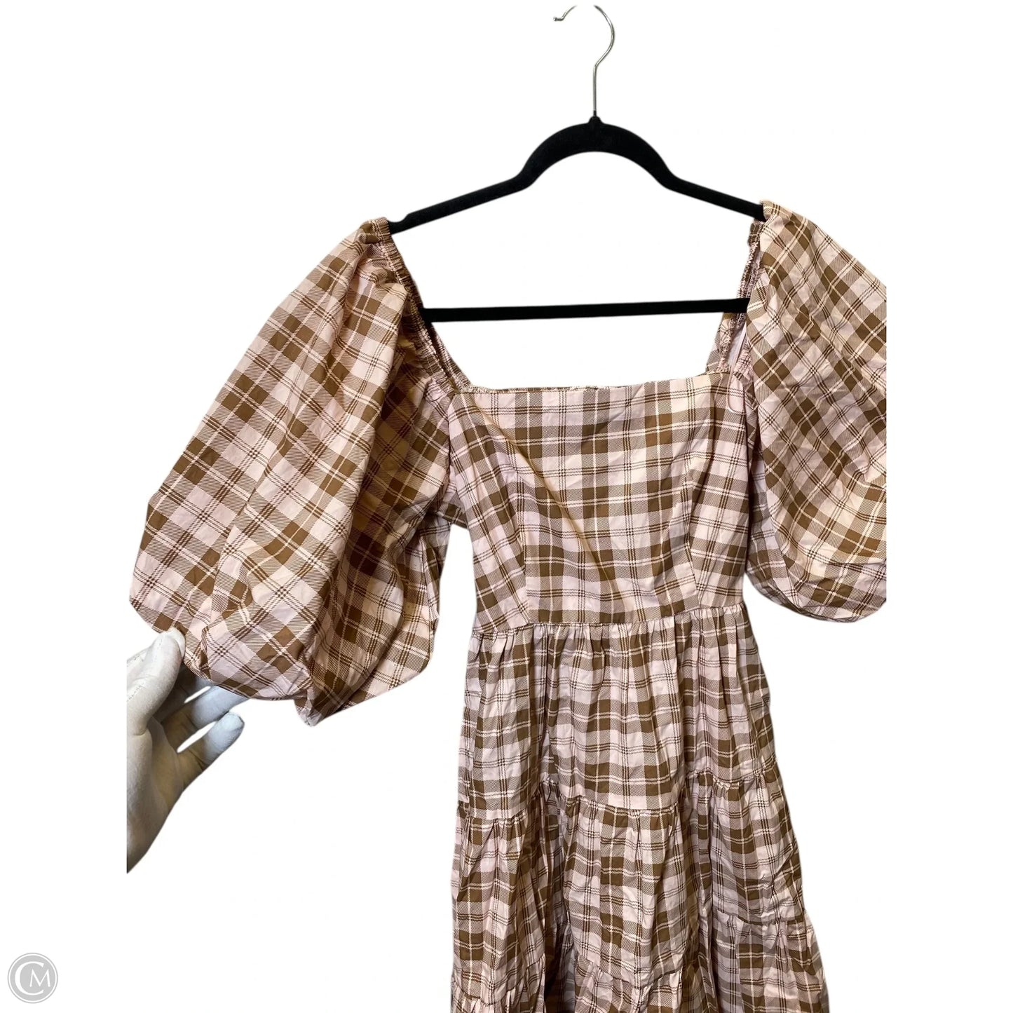 Dress Casual Short By Clothes Mentor In Plaid Pattern, Size: S