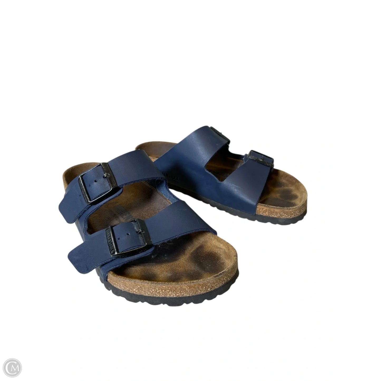 Sandals Flats By Birkenstock In Navy, Size: 8.5