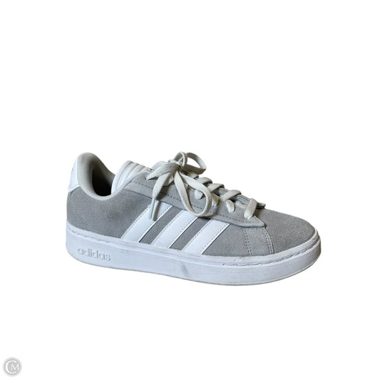 Shoes Athletic By Adidas In Grey & White, Size: 8