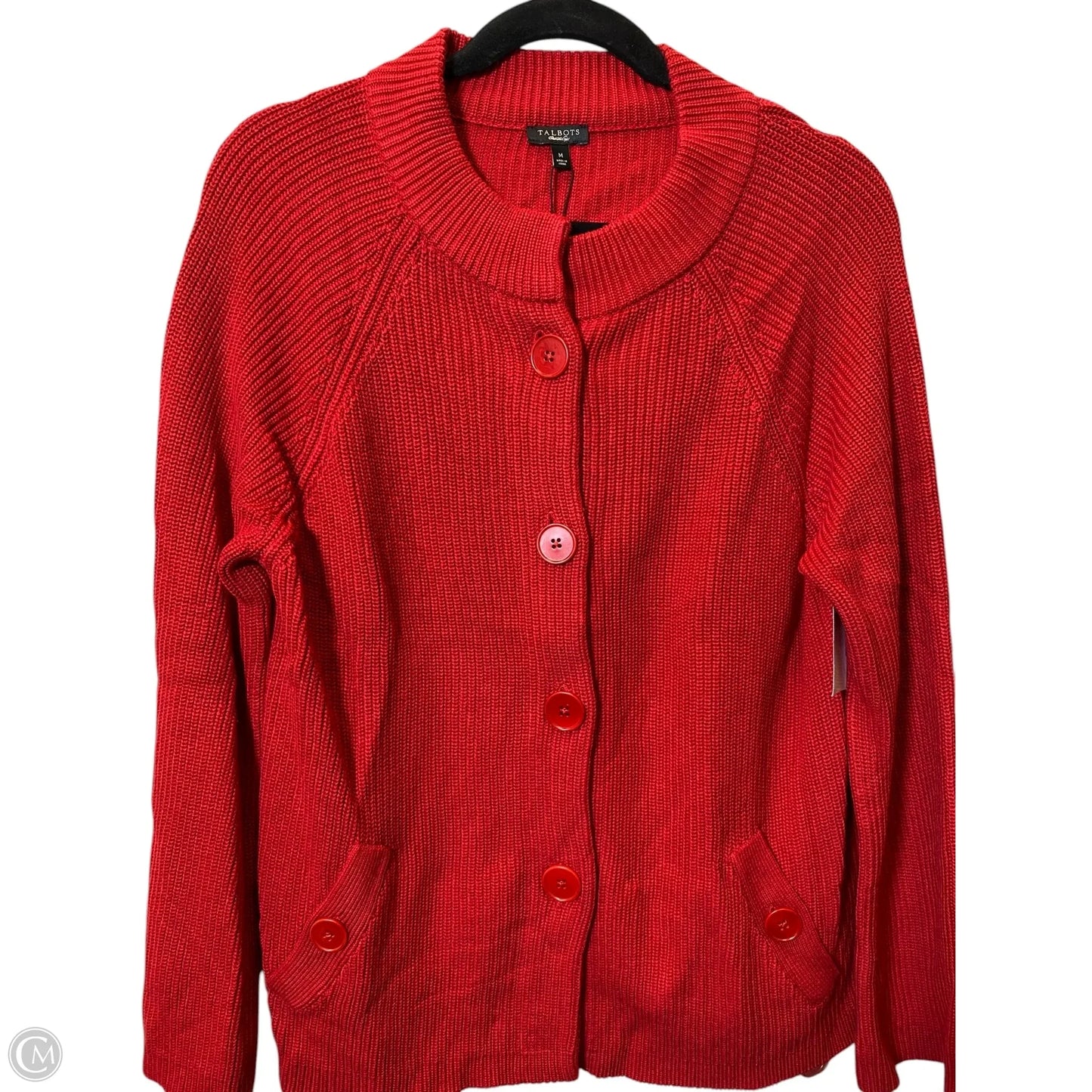 Sweater By Talbots In Red, Size: M