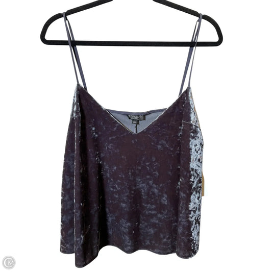 Tank Top By Topshop In Grey, Size: M